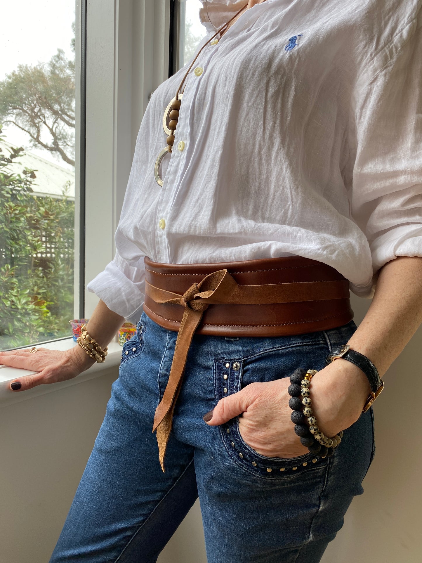 Leather Obi Belts