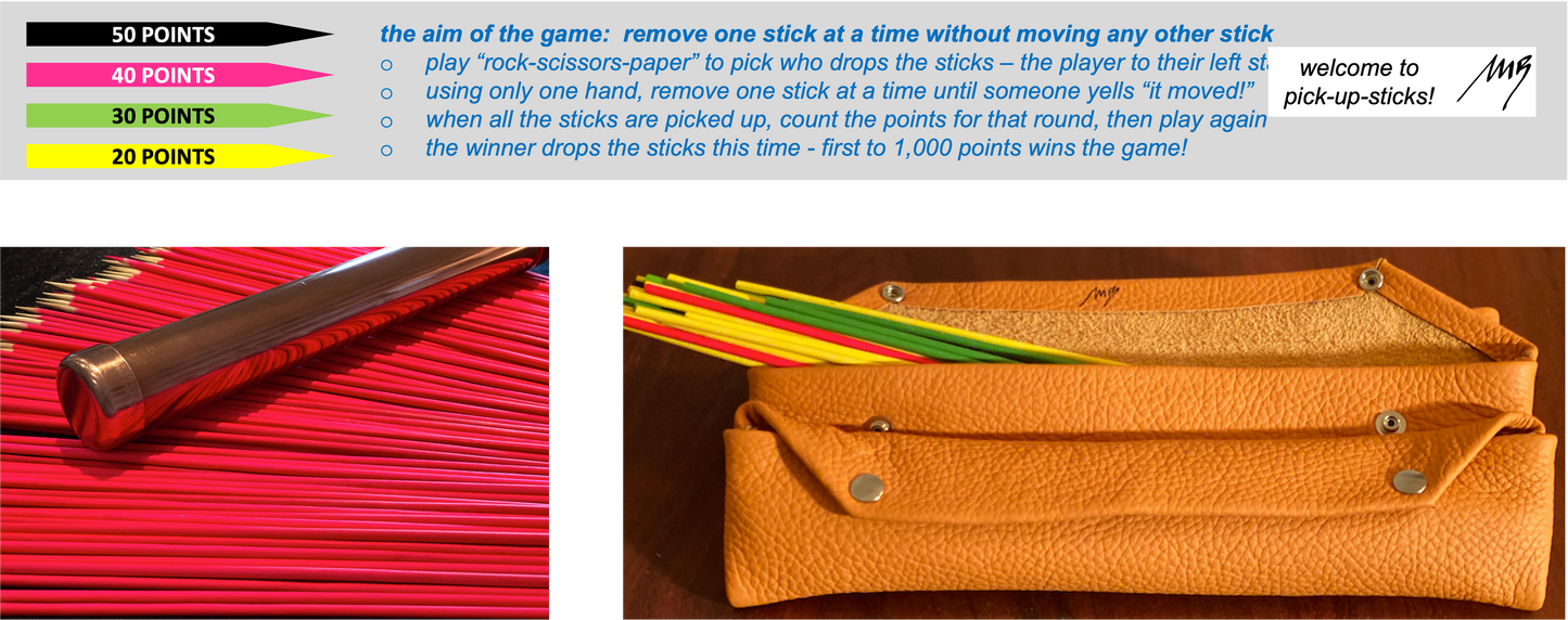 Pick Up Sticks - Leather Set